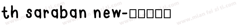 th saraban new字体转换